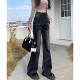 Pantalones Vaqueros Mujeres 2025 Nuevo Sentido Suelta Delgada Acampanados Jeans