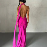 Felina - One Shoulder Cut-Out Maxi Dress