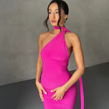 Felina - One Shoulder Cut-Out Maxi Dress