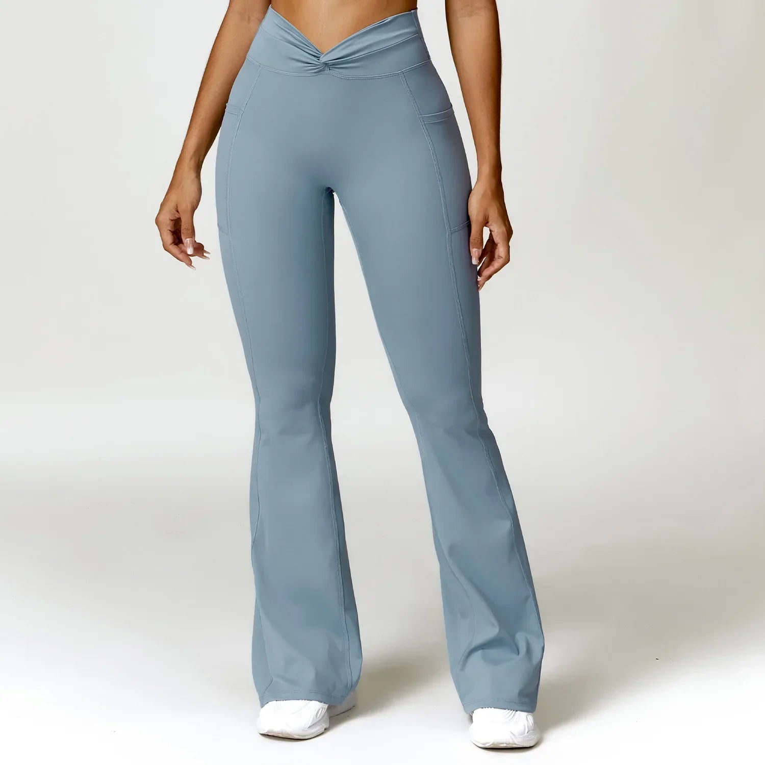Flared Leggings Women Fitness Latin Dance Workout Clothing Sports Leggings