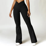 Flared Leggings Women Fitness Latin Dance Workout Clothing Sports Leggings
