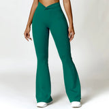 Flared Leggings Women Fitness Latin Dance Workout Clothing Sports Leggings
