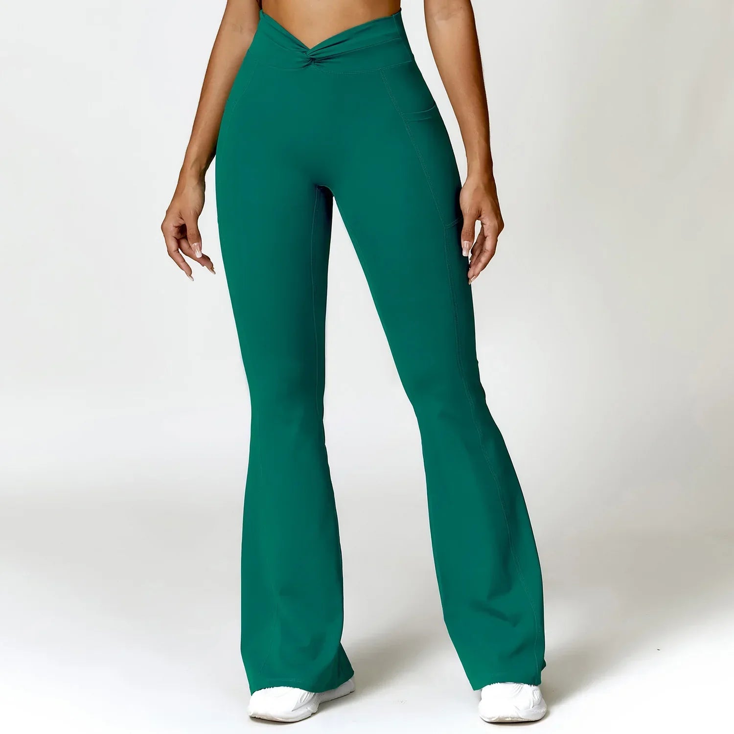 Flared Leggings Women Fitness Latin Dance Workout Clothing Sports Leggings