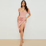 Off Shoulder Gown Elegant Backless Sexy Dress