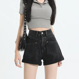 Summer Fashion Casual High Waist Slim Wide Leg Shorts