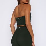 Keep Up High Waisted Shorts 4" Forest