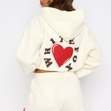 We Don't Talk Anymore Lounge Shorts Cream