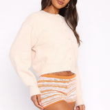Warm Whispers Knit Cardigan Cream