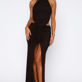 Everlasting Midi Skirt Chocolate