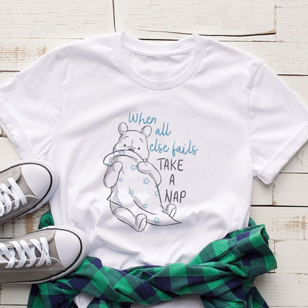 Disney Pooh Bear Kawaii Women's T-shirt
