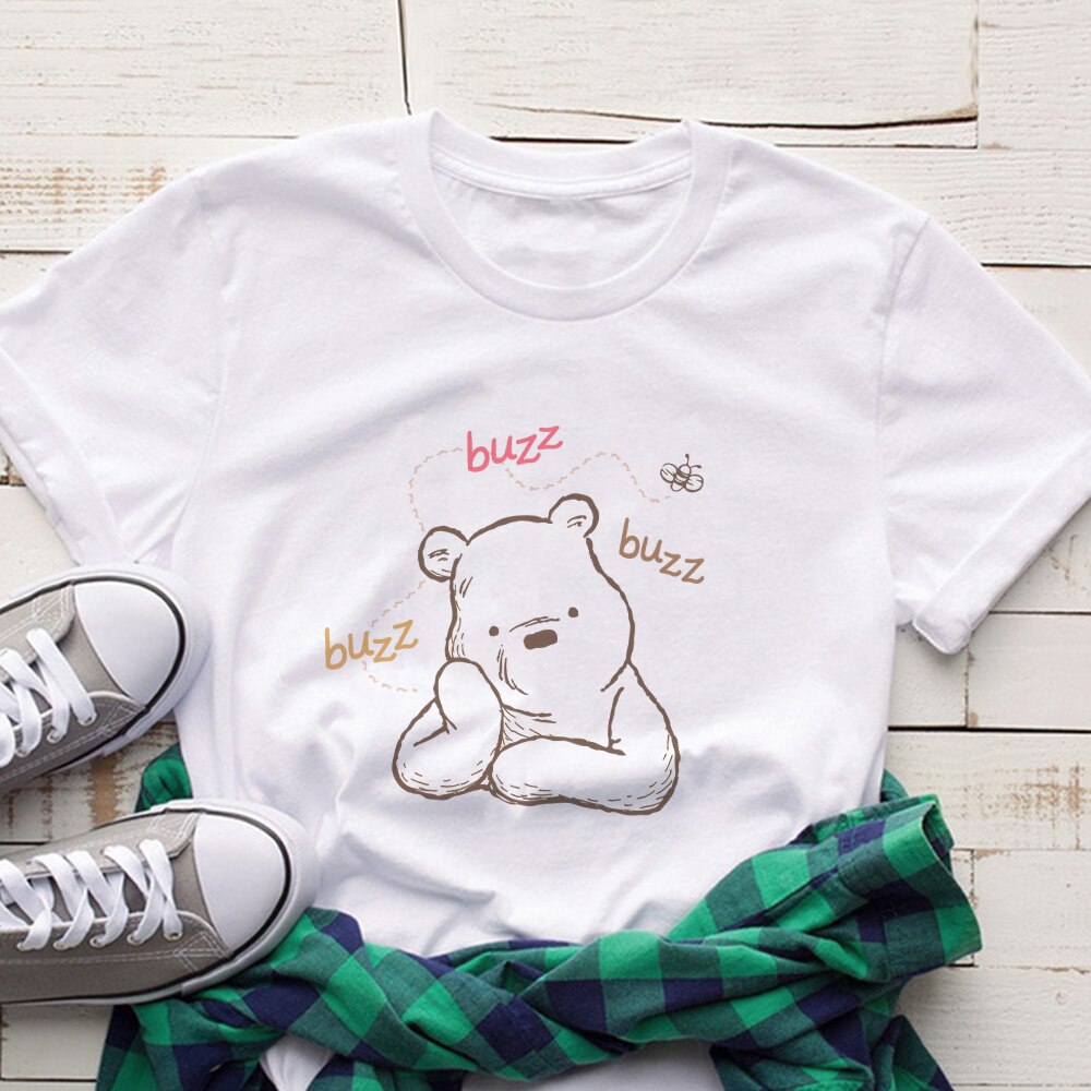 Disney Pooh Bear Kawaii Women's T-shirt