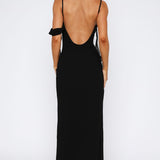 Love Blossoms Maxi Dress Black