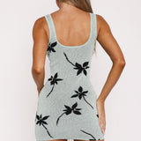 Sheer Bliss Knit Mini Dress Mint