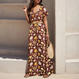 Party Daily Slim Sleeveless Cold Shoulder Solid Print Big Hem Casual Women's Boho Dress