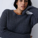 Sexy Knit Autumn Winter Long Sleeve Slim White Christmas Club Party Mini Dress