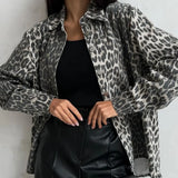 Chic Basic Boyfriend Denim Jacket Jacket