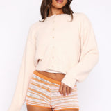 Warm Whispers Knit Cardigan Cream