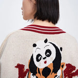 Kung Fu Panda Universal Casual Knitted Cardigan