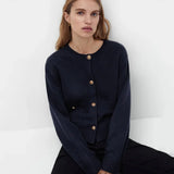 Ethereal Wool Knitted Casual Sweater Cardigan Cardigan