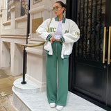 Autumn Winter 2025 New Embroidery Retro Style Cotton Coat