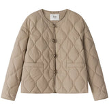 Buckle Design Light Winter Thin Short Khaki Black Straight Down Coats