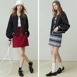 Retro Spring American Short Spice Girls Baseball Casual Coats