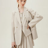 Blazer Temperament Suit Formal Female Blazer Vest Skirt Coats