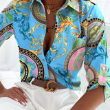 Fashion Floral Print  Shirt