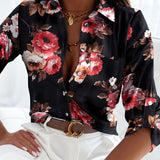 Fashion Floral Print  Shirt