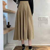 Fashion Korean College Thick A-line Skirt