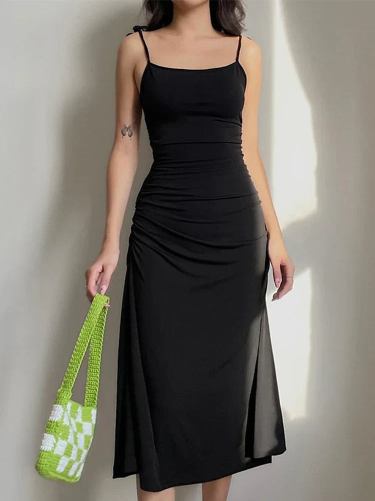 Backless Long Party Summer Women 2025 Clothes Maxi Dress