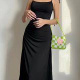 Backless Long Party Summer Women 2025 Clothes Maxi Dress