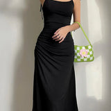 Backless Long Party Summer Women 2025 Clothes Maxi Dress