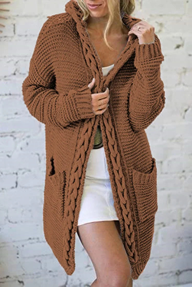 Fashion Women Sweaters 2025 Color Blocking V-neck Long Sleeve Casual Dough Twists Jerseys Coat
