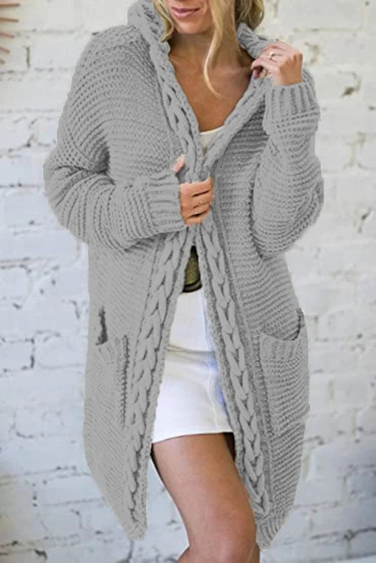 Fashion Women Sweaters 2025 Color Blocking V-neck Long Sleeve Casual Dough Twists Jerseys Coat