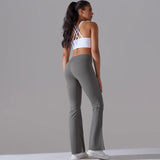 High Waist Flare Yoga Leggings Bottom