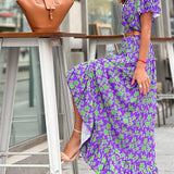 Summer Fashion Sexy Vintage Elegant Female Boho Dress