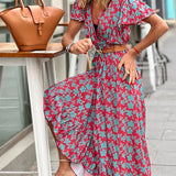 Summer Fashion Sexy Vintage Elegant Female Boho Dress