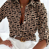 Floral Printing Single Button New Shirt