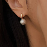 French Simple Imitation Pearl Women Temperament Wedding Party Jewelry Accessories Earring