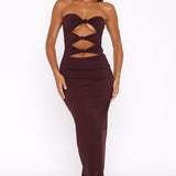 Life After Love Maxi Dress Chocolate