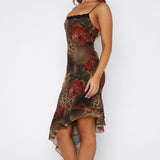 Should Know Better Midi Dress Exotic Rose