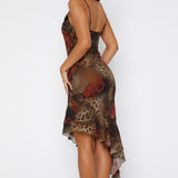 Should Know Better Midi Dress Exotic Rose