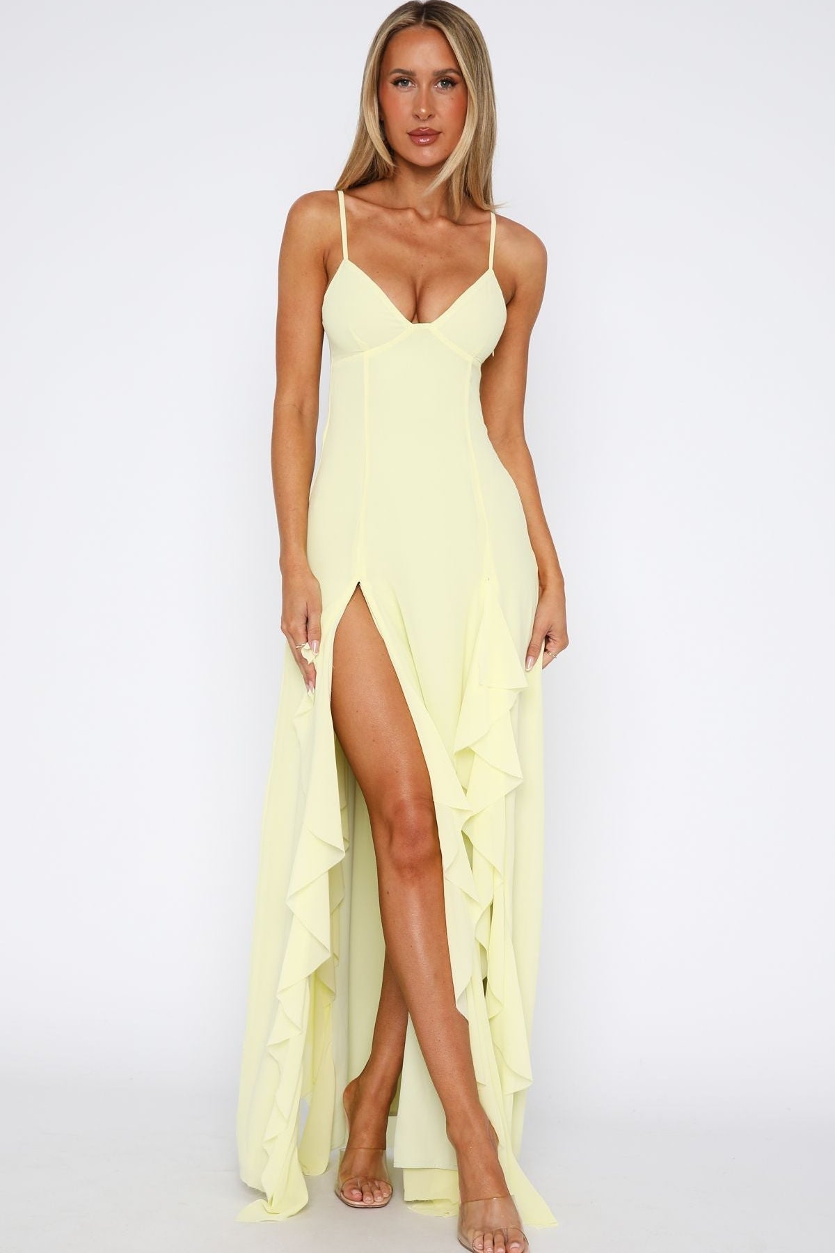 Summer Solstice Maxi Dress Lemon