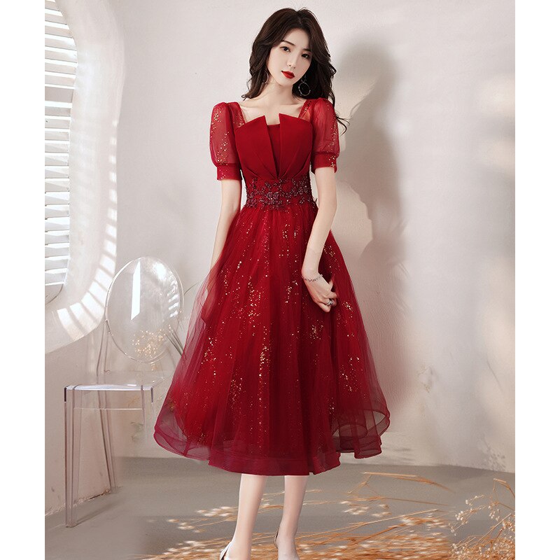Gorgeous Burgundy Ball Gowns