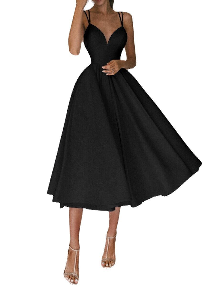 Gosfairy  Women Sexy Ball Gown Prom Sage Green Dresses
