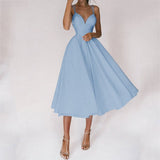 Gosfairy  Women Sexy Ball Gown Prom Sage Green Dresses