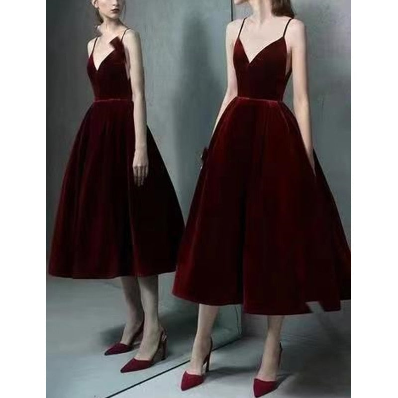 Gosfairy  Women Sexy Ball Gown Prom Sage Green Dresses