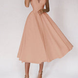 Gosfairy  Women Sexy Ball Gown Prom Sage Green Dresses