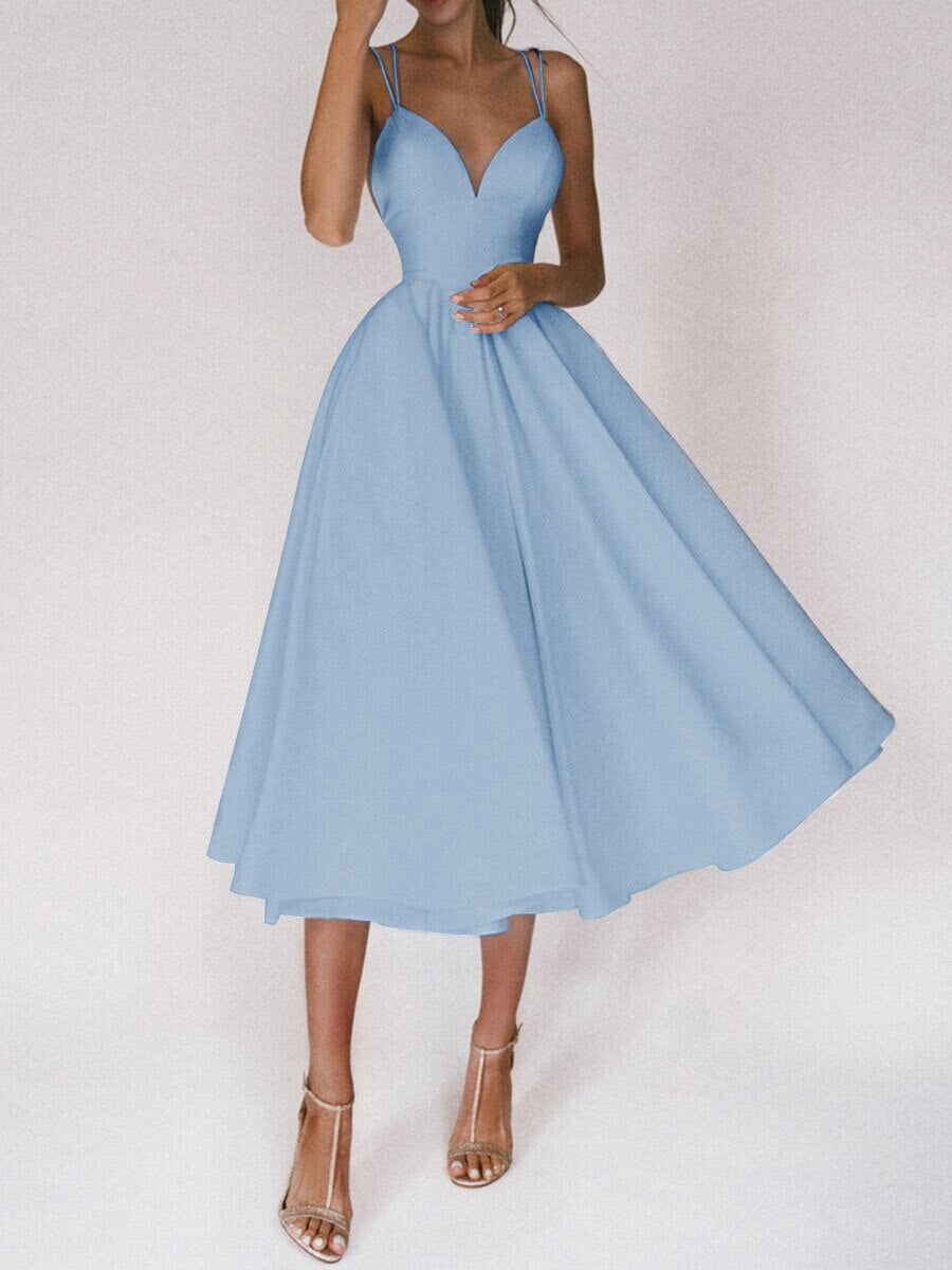 Gosfairy  Women Sexy Ball Gown Prom Sage Green Dresses